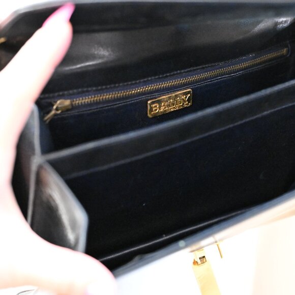 BALLY Authenitic Navy Cross Body - Picture 6 of 8